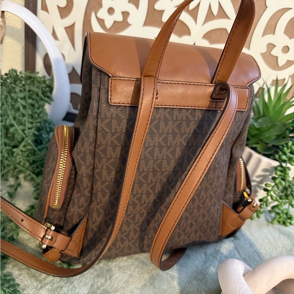 Michael Kors Tan and Brown Backpack main image 5